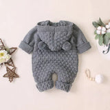 0-24M Newborn Baby Knitted Sweater Jumpsuits Autumn Winter