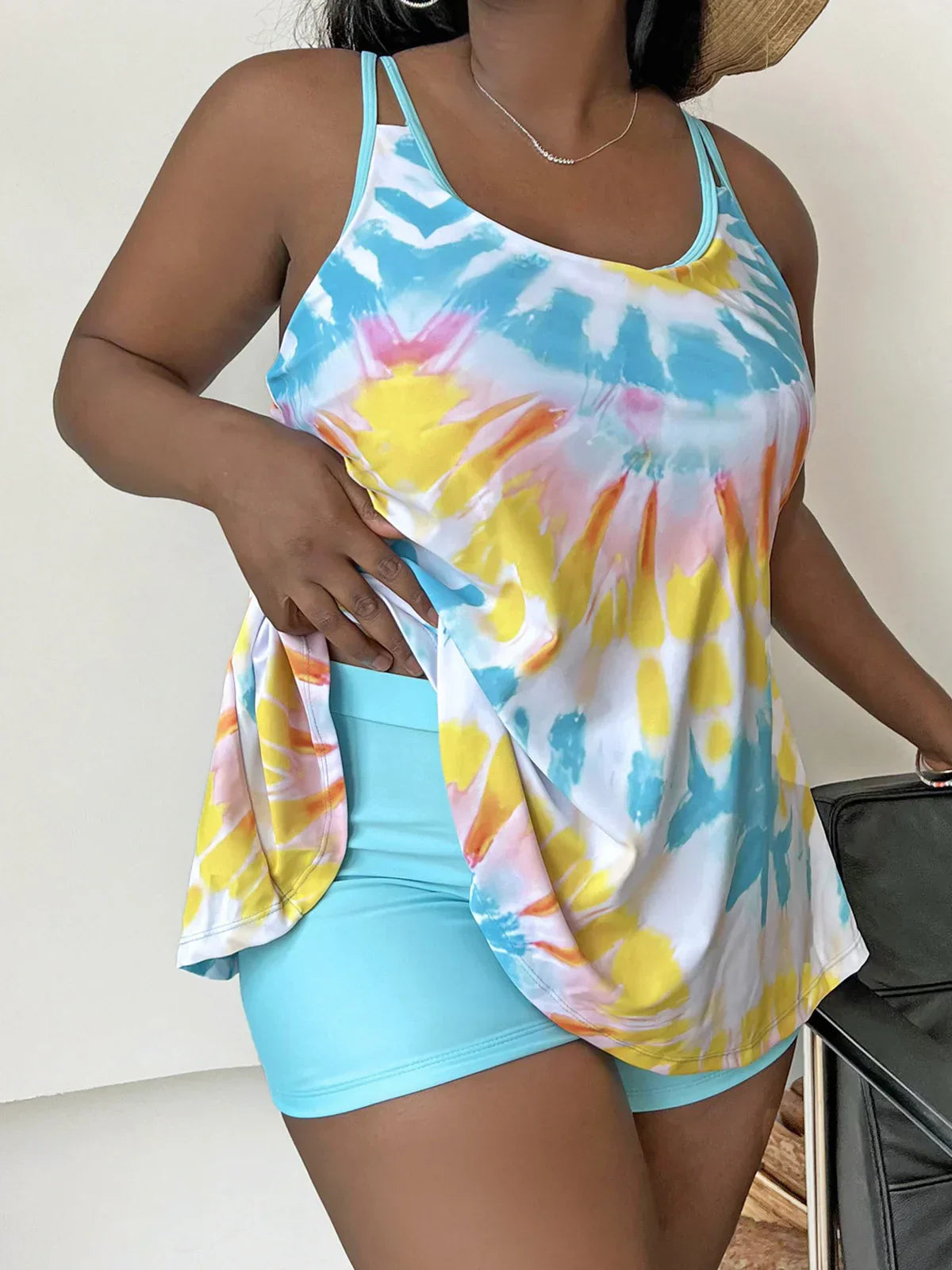 0XL 4XL New Tie Dye Bikini Plus Size