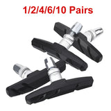 1/2/4/6/10 Pairs MTB Road Bicycle Silent Brake Pads