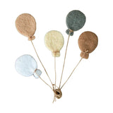 1-9 Pcs Baby Wool Felt Balloon & Cloud Decorations for Newborn Photography