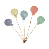 1-9 Pcs Baby Wool Felt Balloon & Cloud Decorations for Newborn Photography