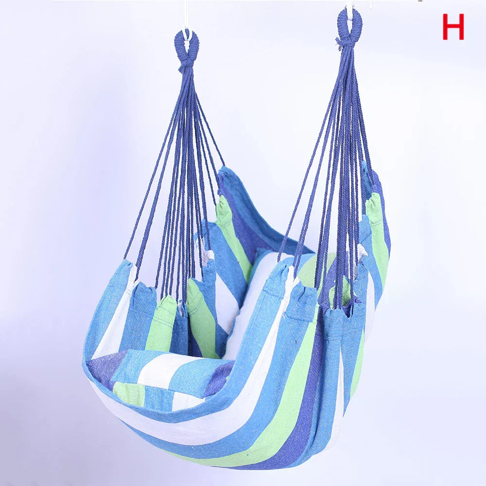 120KG Garden Hanging Chair Fabric Camping Rope Bed