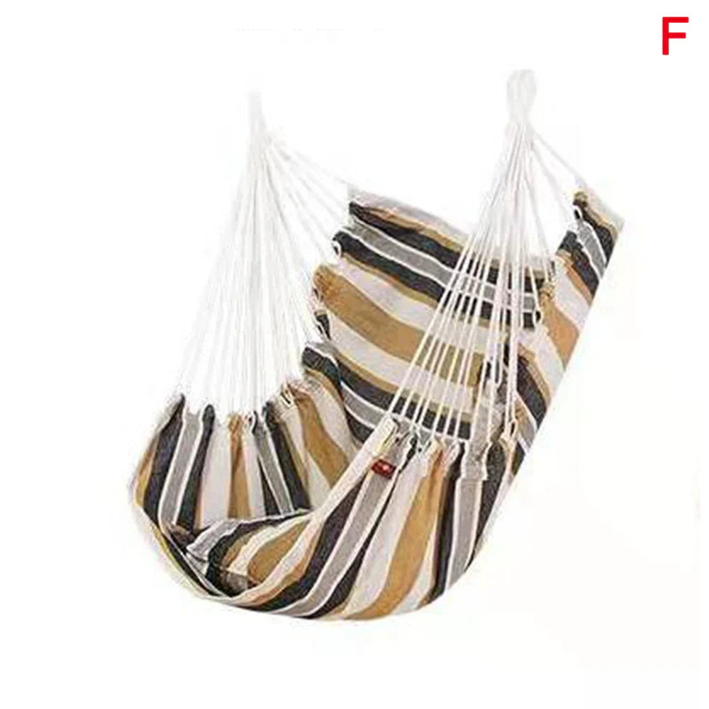 120KG Garden Hanging Chair Fabric Camping Rope Bed