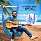 120KG Garden Hanging Chair Fabric Camping Rope Bed