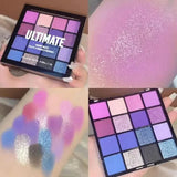 16 Color Eye Shadow Matte Pearlescent Powder Delicate