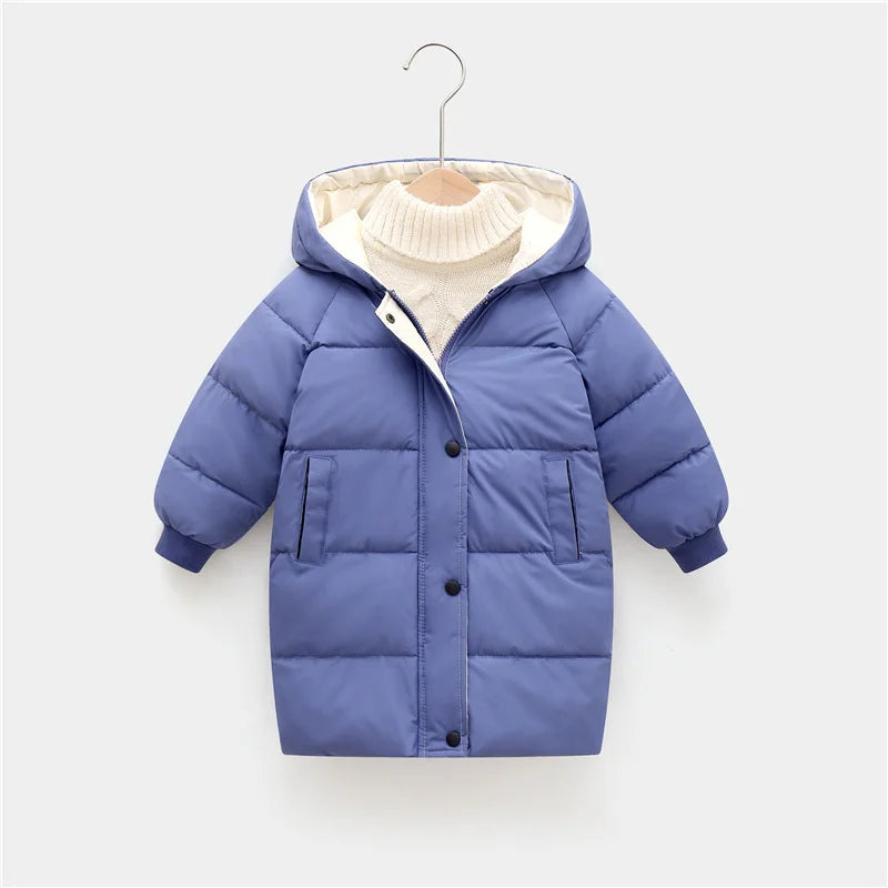 2-12Y Kids Down Long Outerwear Winter Clothes Teen