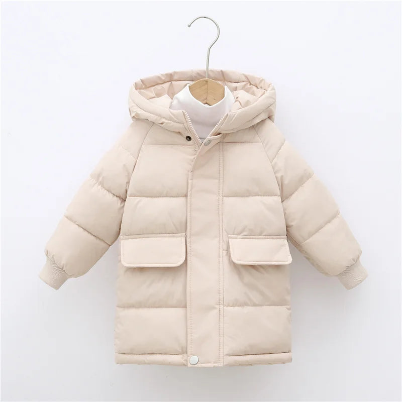 2-12Y Kids Down Long Outerwear Winter Clothes Teen