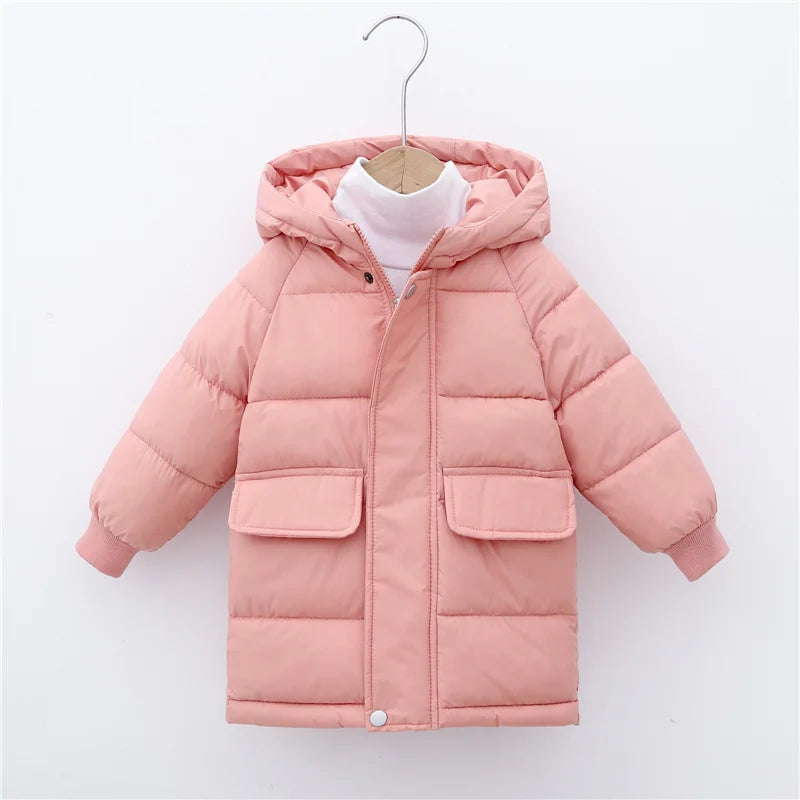 2-12Y Kids Down Long Outerwear Winter Clothes Teen