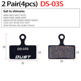 2 Pair (4pcs) MTB Bicycle Hydraulic Disc Ceramics