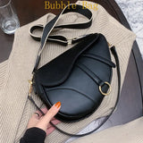 2023 New Women 's Bag Casual Saddle Bag