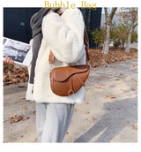 2023 New Women 's Bag Casual Saddle Bag