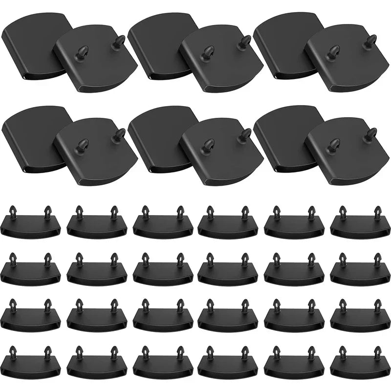 20PCS Plastic End Caps Side and Center Bed