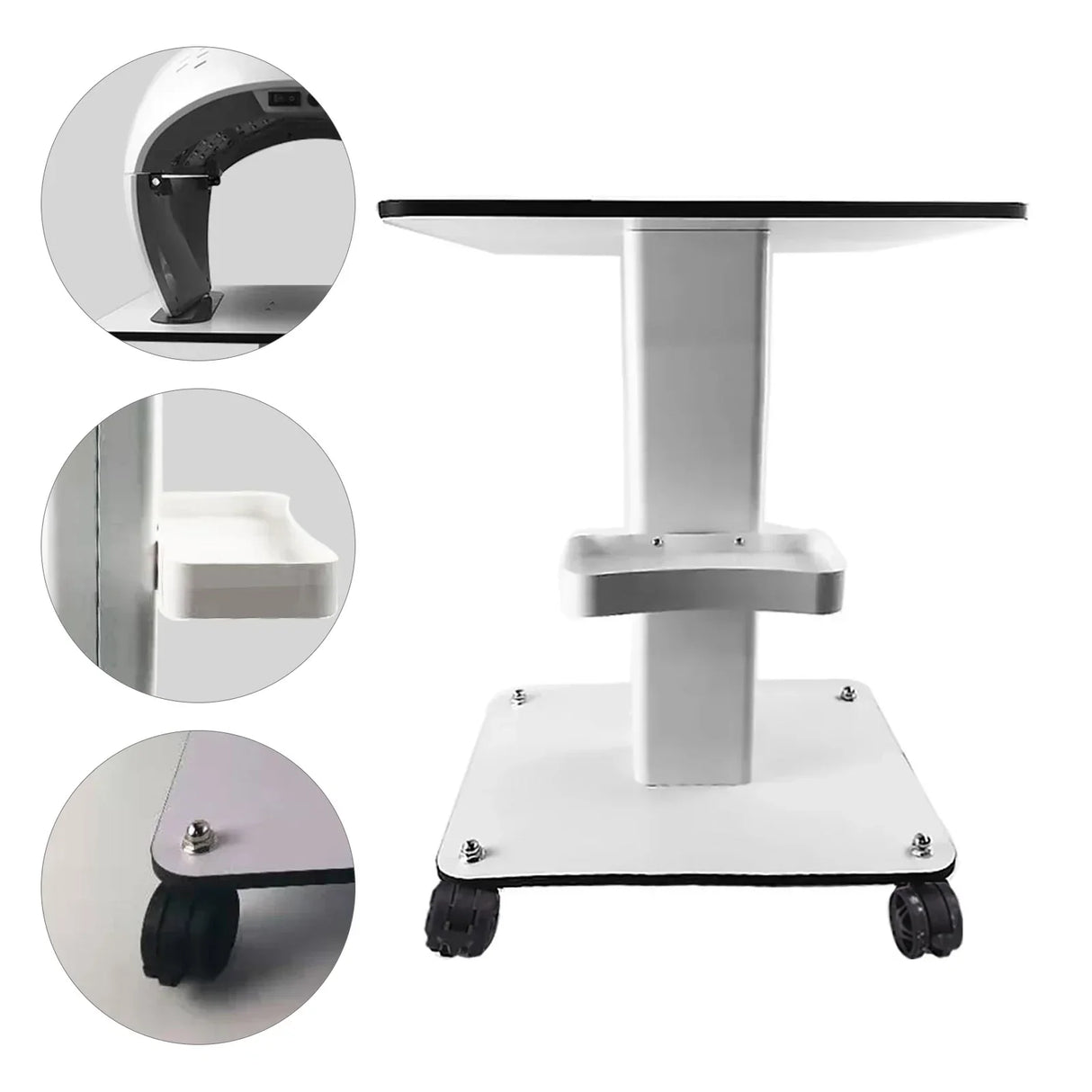 360° Salon Rolling Cart Hairdresser Barber Beauty SPA Equipment Storage Trolley