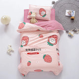 3pcs Baby Bedding Set Baby Kindergarten Crib Bed