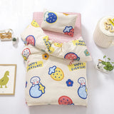 3pcs Baby Bedding Set Baby Kindergarten Crib Bed