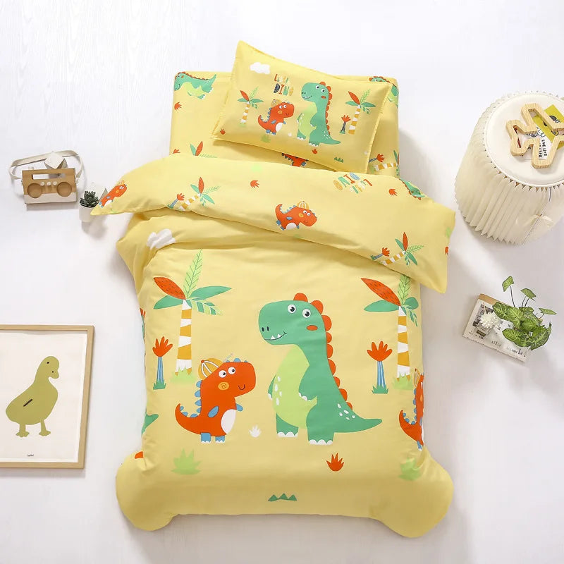 3pcs Baby Bedding Set Baby Kindergarten Crib Bed