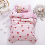 3pcs Baby Bedding Set Baby Kindergarten Crib Bed