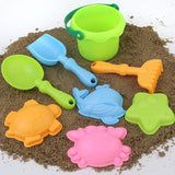 6Pcs/Set Silicone Beach Sensory Bucket Toy Animal Model