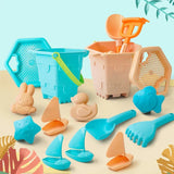 6Pcs/Set Silicone Beach Sensory Bucket Toy Animal Model