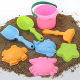 6Pcs/Set Silicone Beach Sensory Bucket Toy Animal Model