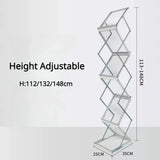 A4 Aluminum Alloy Folding Data Rack Vertical Newspaper