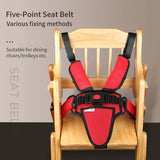 Adjustable five-point baby seat belt stroller stroller high