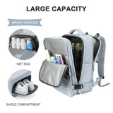 Backpack 40x20x25 Ryanair Travel Backpack for Women Men