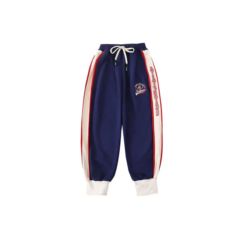 Boys Hip Hop Blue Coat Joggers Girls Sport