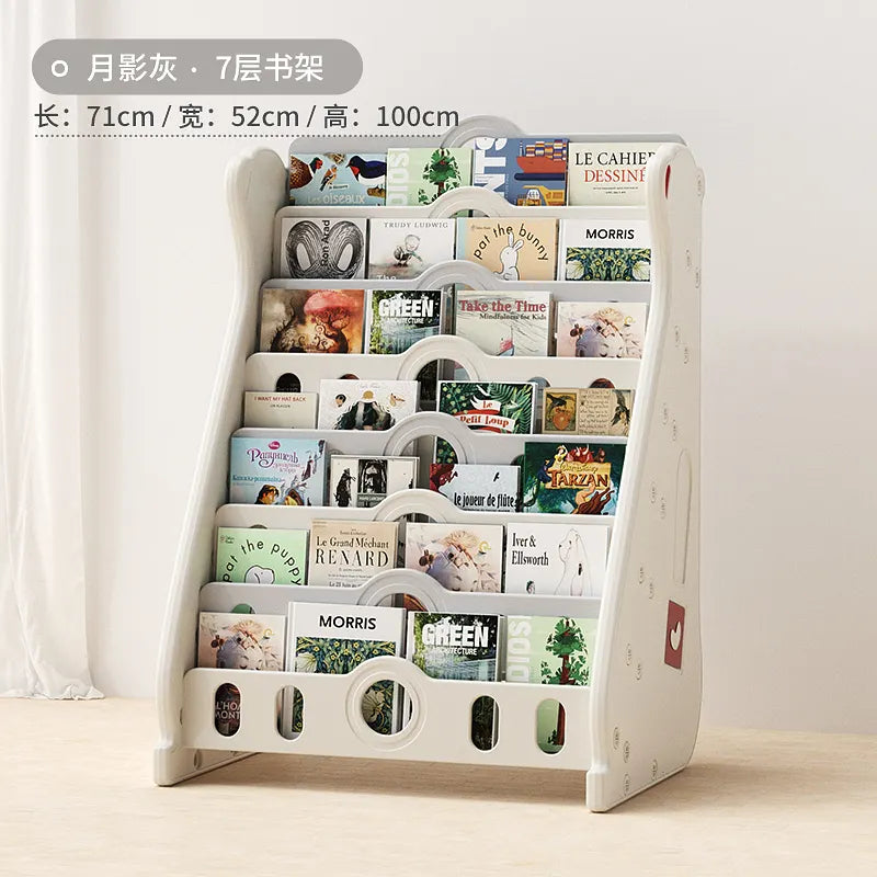 Children 039;s bookshelf storage rack integrated baby landing