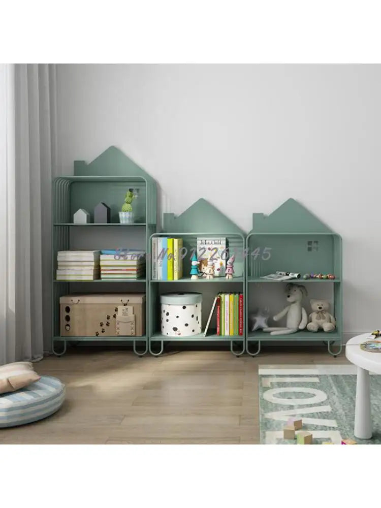 Children&#39;s Bookshelf Storage Integrated Floor Small Baby Picture