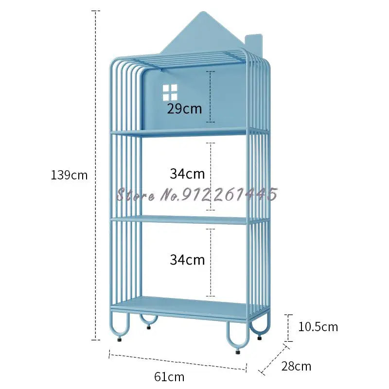 Children&#39;s Bookshelf Storage Integrated Floor Small Baby Picture