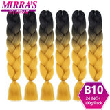 6 Bundles Jumbo Braiding Hair Extensions 24 Inch