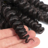 Funmi Hair Weave Curly Bundles with Closure Malaysia