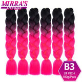 6 Bundles Jumbo Braiding Hair Extensions 24 Inch