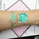 18 Colors Diamond Sequins Eyeshadow Body Face Sequins