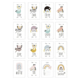 20pcs Baby Milestone Cards - Wooden Photo Accessories