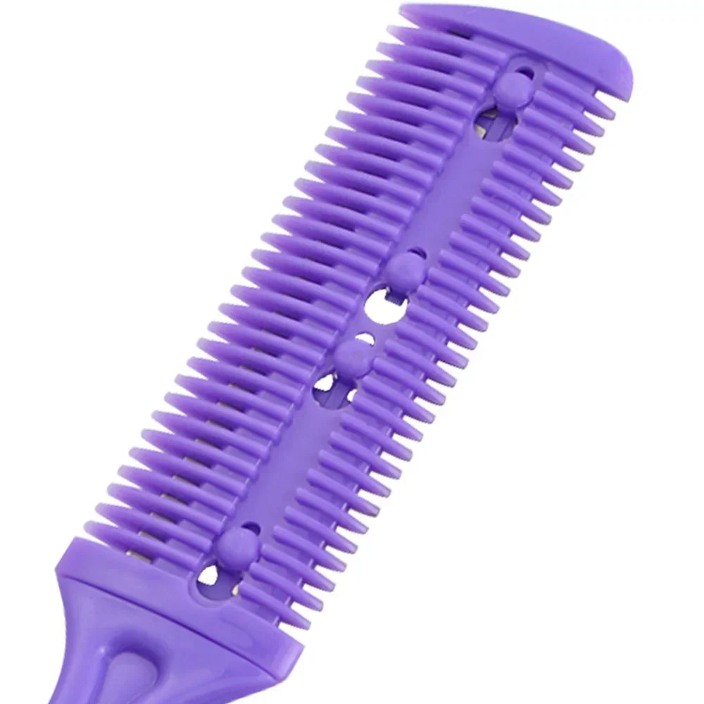 1PCS Double Sides Hair Razor Comb With 2