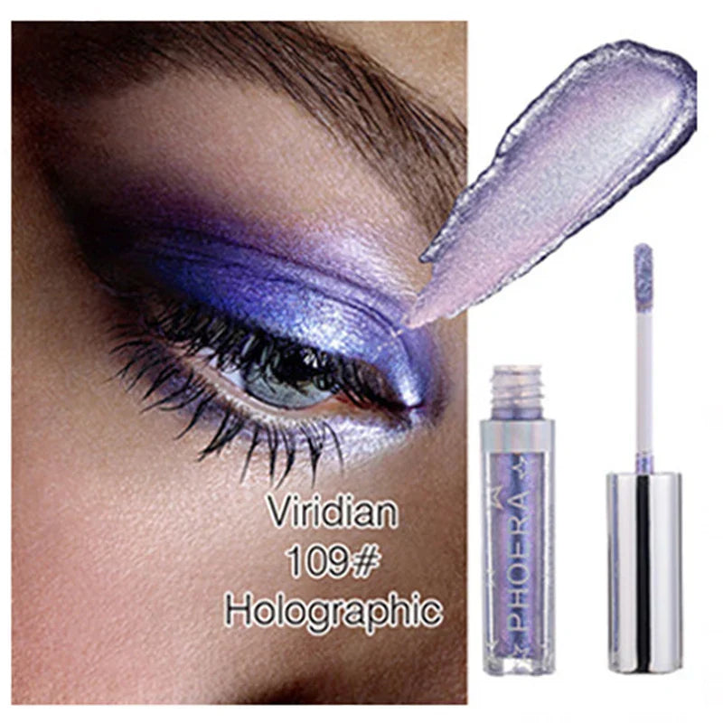 12colors Liquid Eye Shadow Waterproof Glitter Shimmer Easy