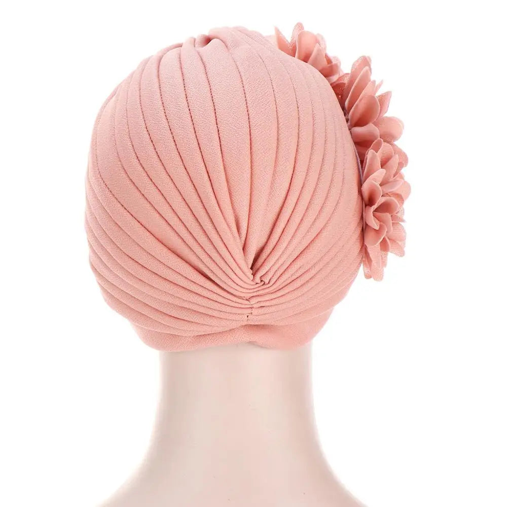 10 Color Hot Headscarf Hat Fold Watermelon Hat