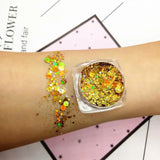 18 Colors Diamond Sequins Eyeshadow Body Face Sequins