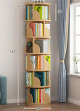 360° Rotating Children's Bookshelf with 6 Shelves