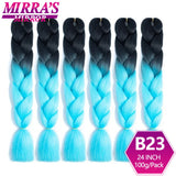 6 Bundles Jumbo Braiding Hair Extensions 24 Inch