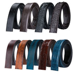 3.5cm Men's Belt without Buckle High Quality Cowskin