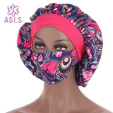 2021 New African pattern multicolor nightcap fashion mask