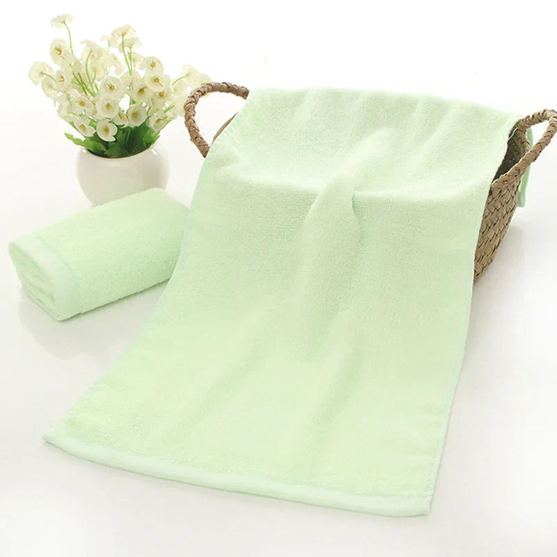 10 Pcs/Set Bamboo Fiber Face Towel 25x50cm Soft