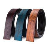 3.5cm Men's Belt without Buckle High Quality Cowskin