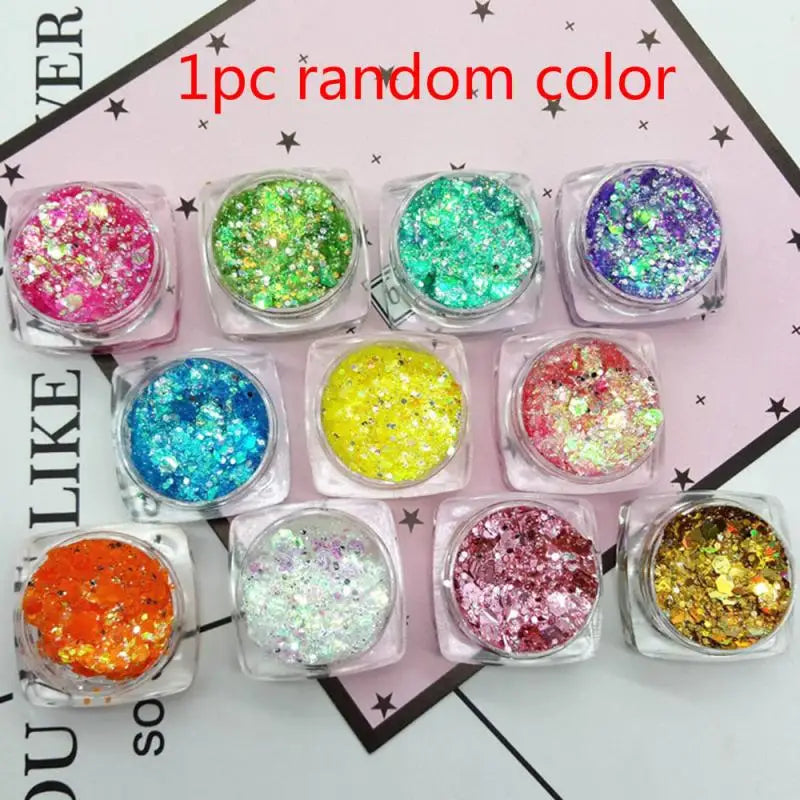 18 Colors Diamond Sequins Eyeshadow Body Face Sequins