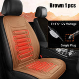 1/2pcs Winter Heated Car Seat Cover 12V Heating