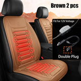 1/2pcs Winter Heated Car Seat Cover 12V Heating