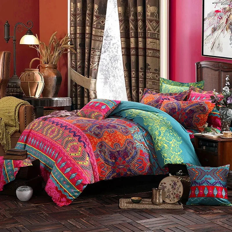 Bohemian 3d comforter bedding sets Mandala duvet cover